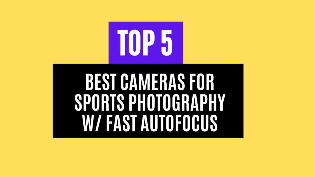 Top 5 Best Cameras for Sports Photography w/ Fast Autofocus